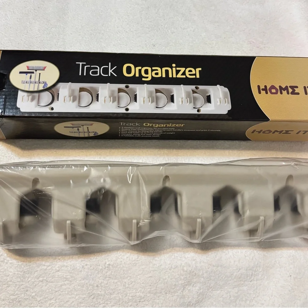 Home Track Organizer in White